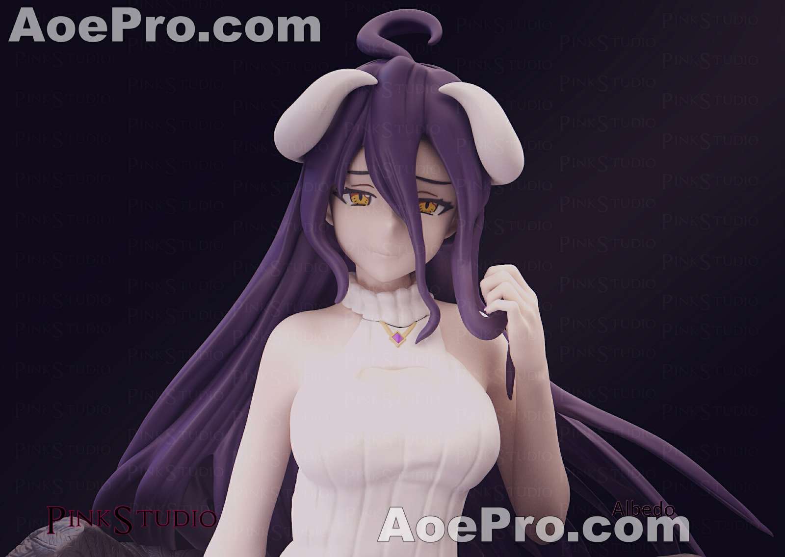 图片[5]|Pink Studio - Albedo Overlord – 3D PRINTABLE Figure STL - NXlfB1|NXlfB1