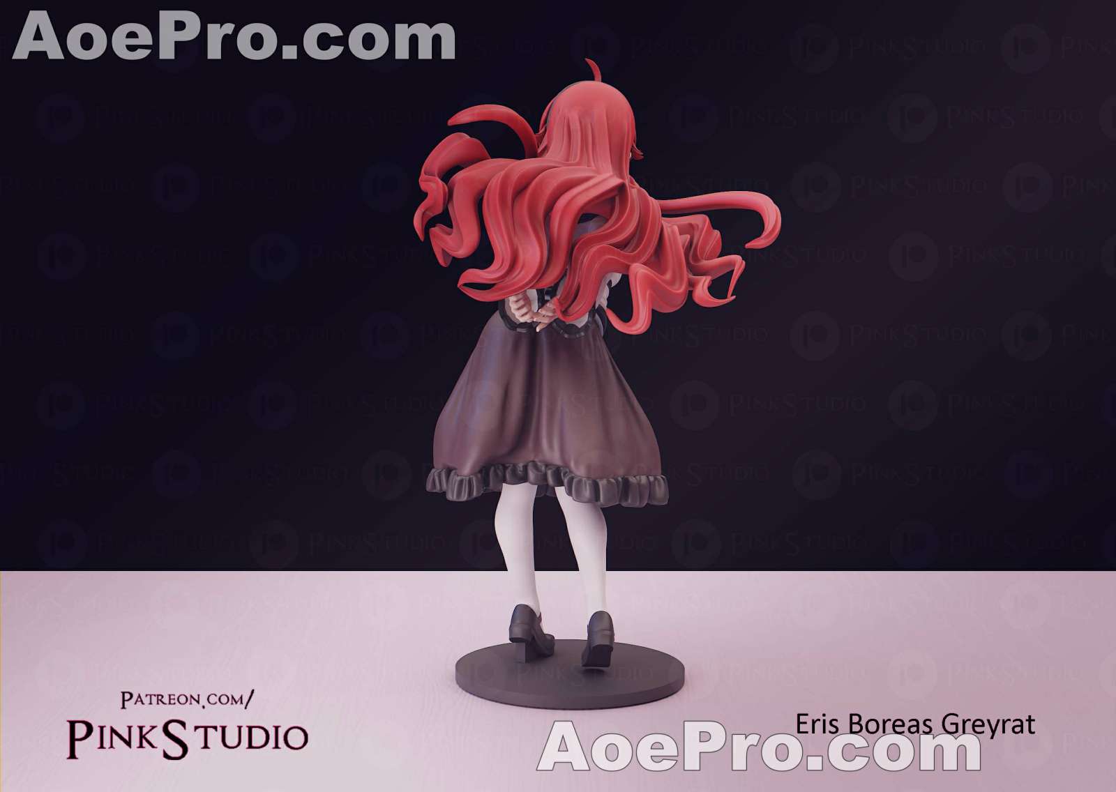 图片[3]|Pink Studio - Eris Boreas Greyrat - Mushoko Tensei – 3D PRINTABLE Figure STL - NXlfB1|NXlfB1