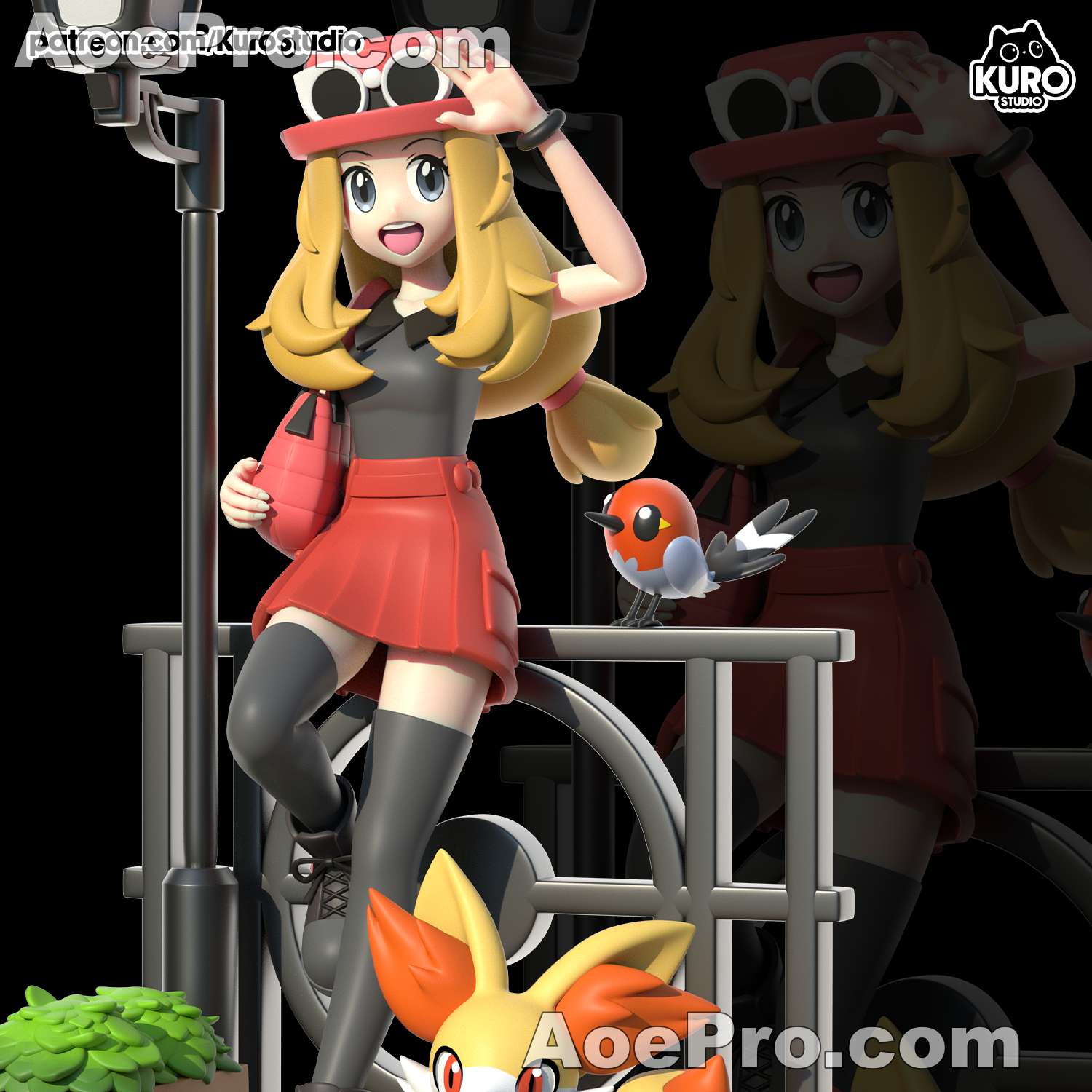 图片[4]|Kuro Studio - Serena & Fennekin – 3D Print Model Figure STL - NXlfB1|NXlfB1