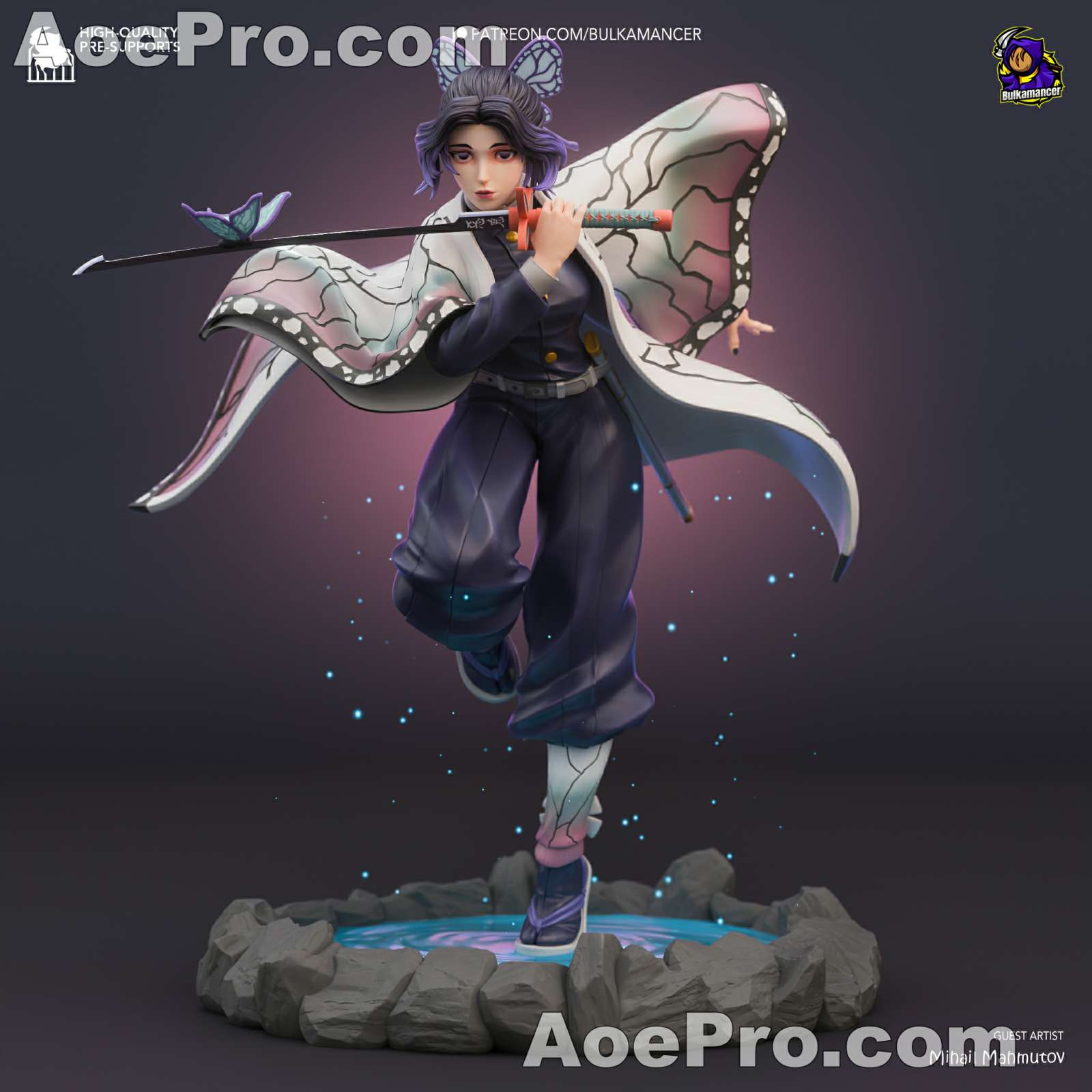 图片[3]|Bulkamancer Sculpts - Shinobu Kocho – 3D PRINTABLE Figure STL - NXlfB1|NXlfB1