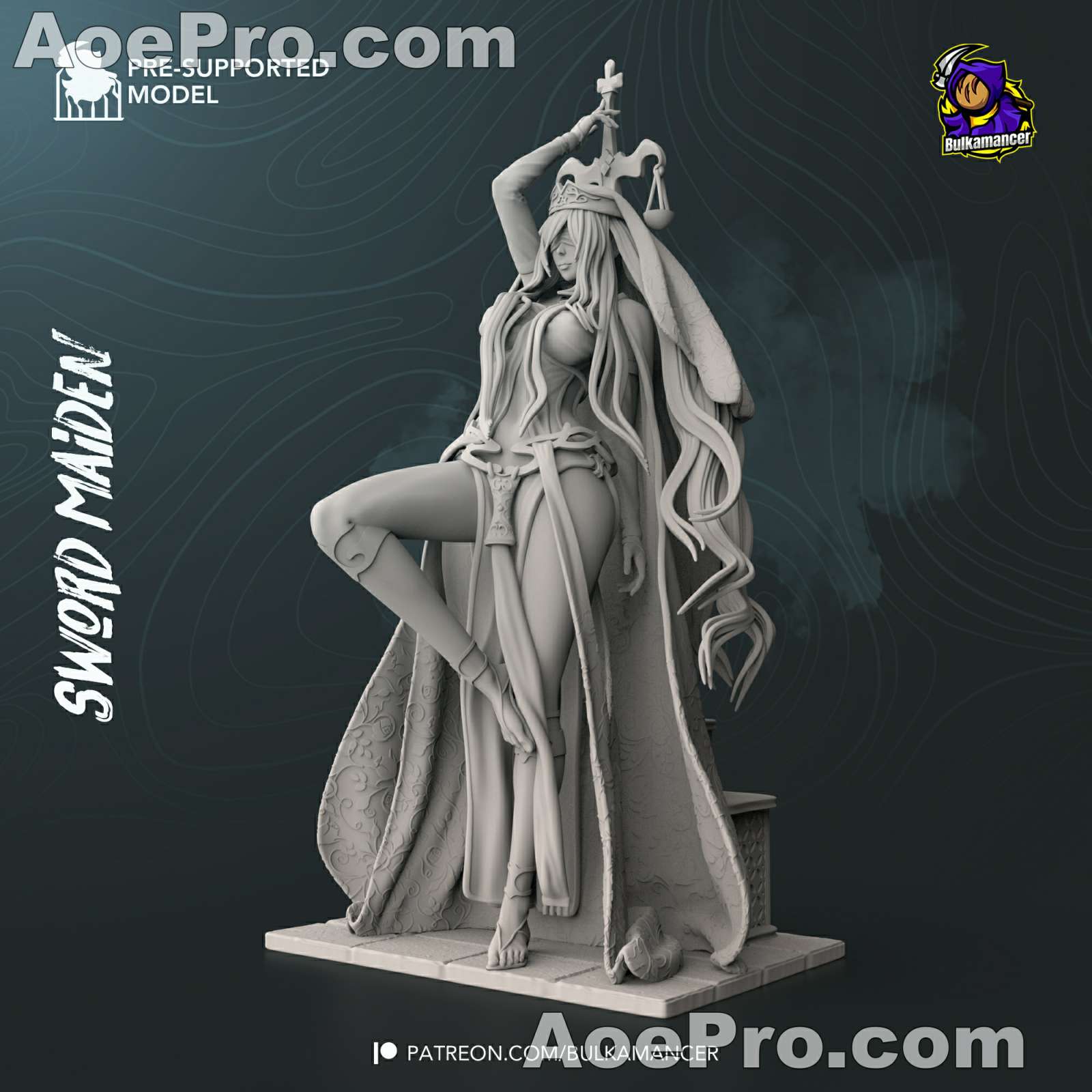 图片[1]|Bulkamancer Sculpts - Sword Maiden Goblin Slayer – 3D PRINTABLE Figure STL - NXlfB1|NXlfB1