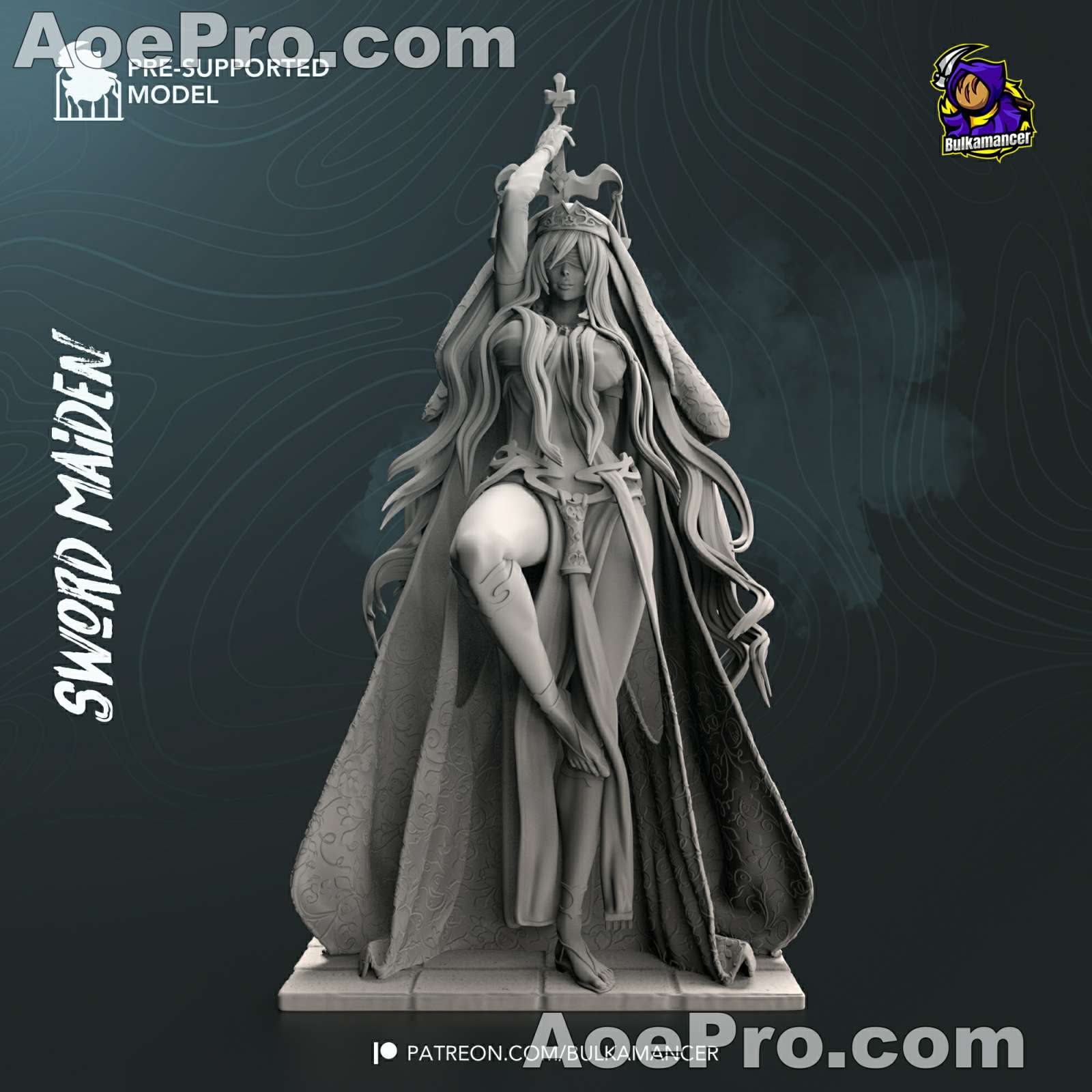 图片[2]|Bulkamancer Sculpts - Sword Maiden Goblin Slayer – 3D PRINTABLE Figure STL - NXlfB1|NXlfB1