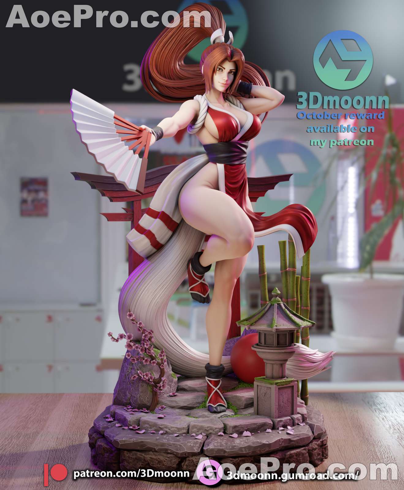 图片[1]|3Dmoonn Mai Shiranui - The King of Fighters - NXlfB1|NXlfB1