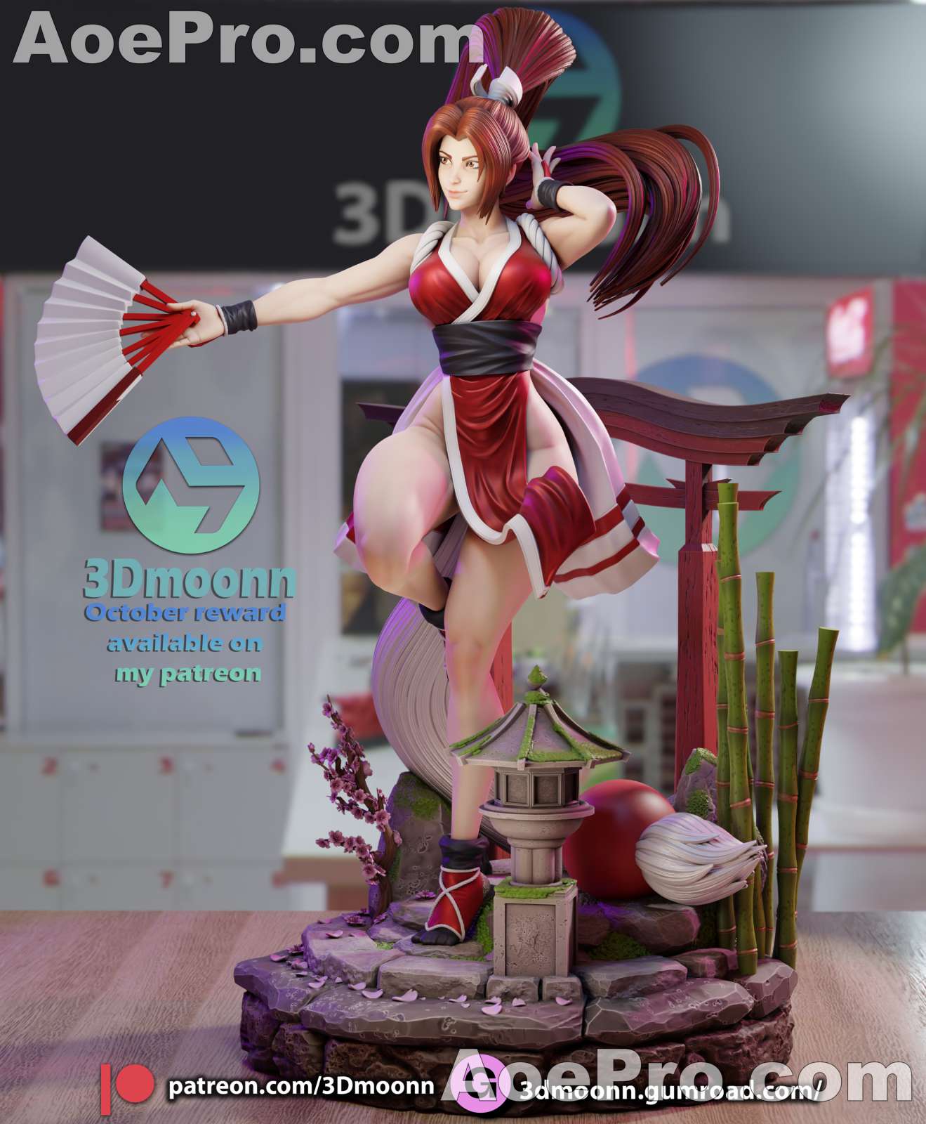 图片[3]|3Dmoonn Mai Shiranui - The King of Fighters - NXlfB1|NXlfB1