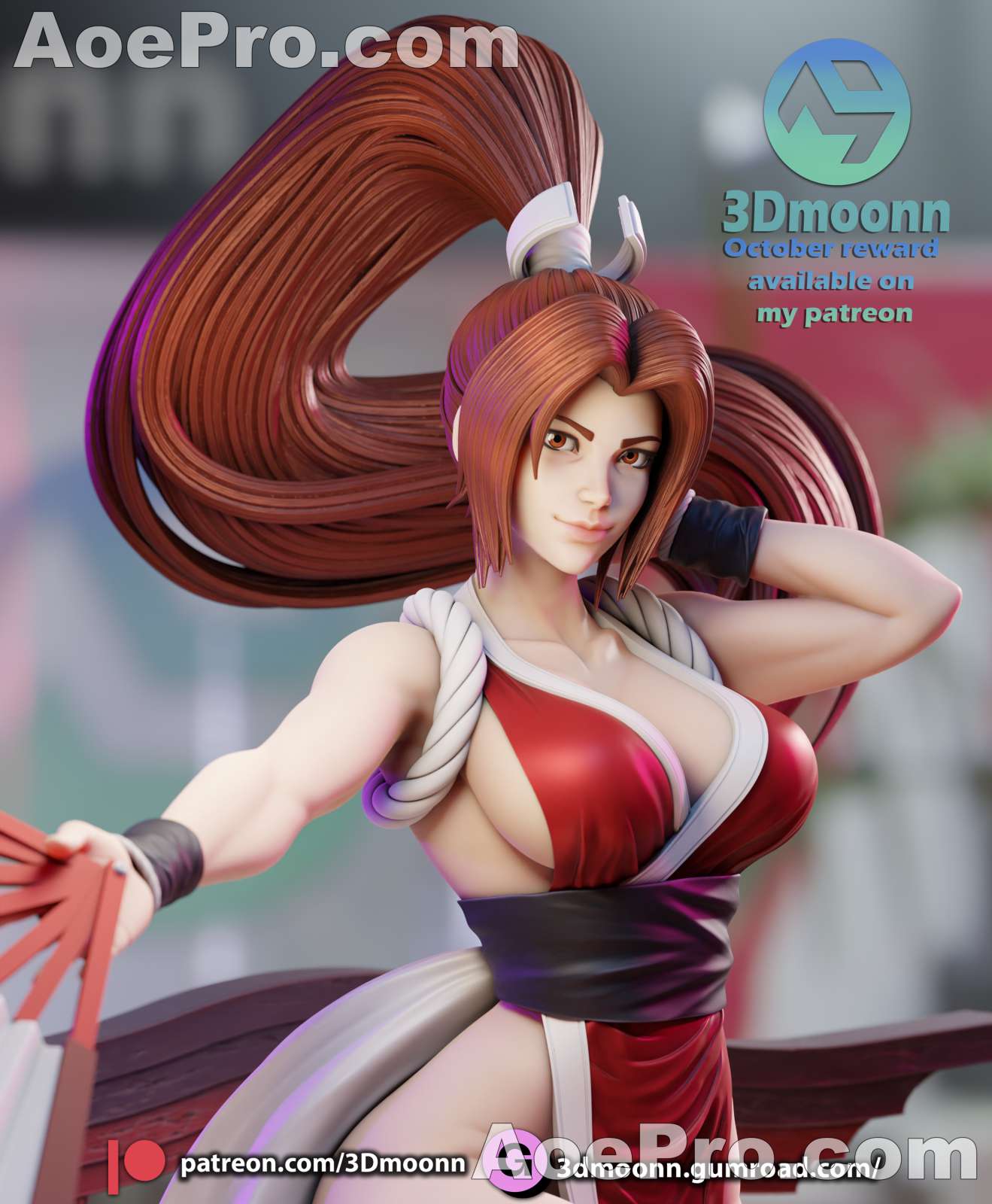 图片[8]|3Dmoonn Mai Shiranui - The King of Fighters - NXlfB1|NXlfB1