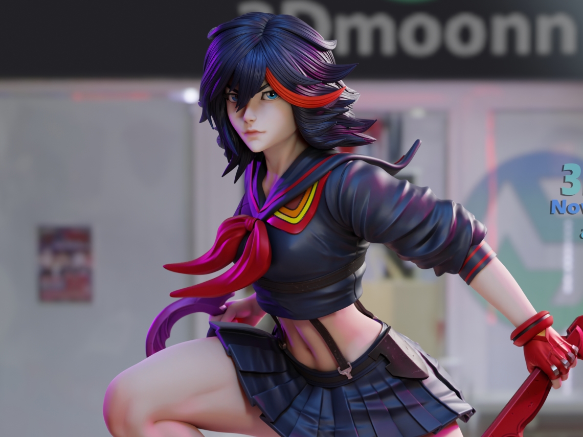 3Dmoonn Ryuko_Matoi – 3D Print Model Figure - NXlfB1|NXlfB1