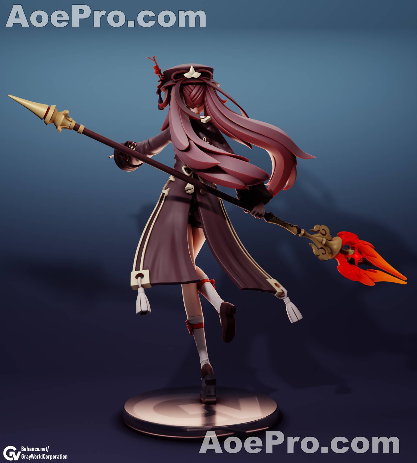 图片[3]|Hu_Tao_Lance_Fire_Genshin_Impact – 3D Print Model Figure - NXlfB1|NXlfB1