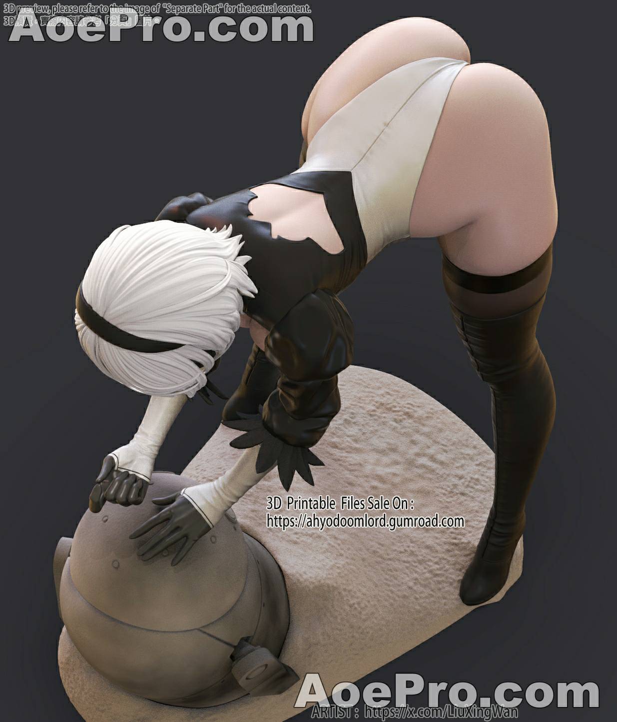 图片[2]|2B - Ahyodoomlord – 3D Print Model Figure - NXlfB1|NXlfB1