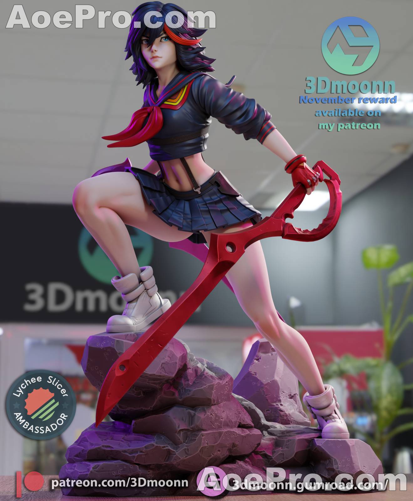 图片[4]|3Dmoonn Ryuko_Matoi – 3D Print Model Figure - NXlfB1|NXlfB1