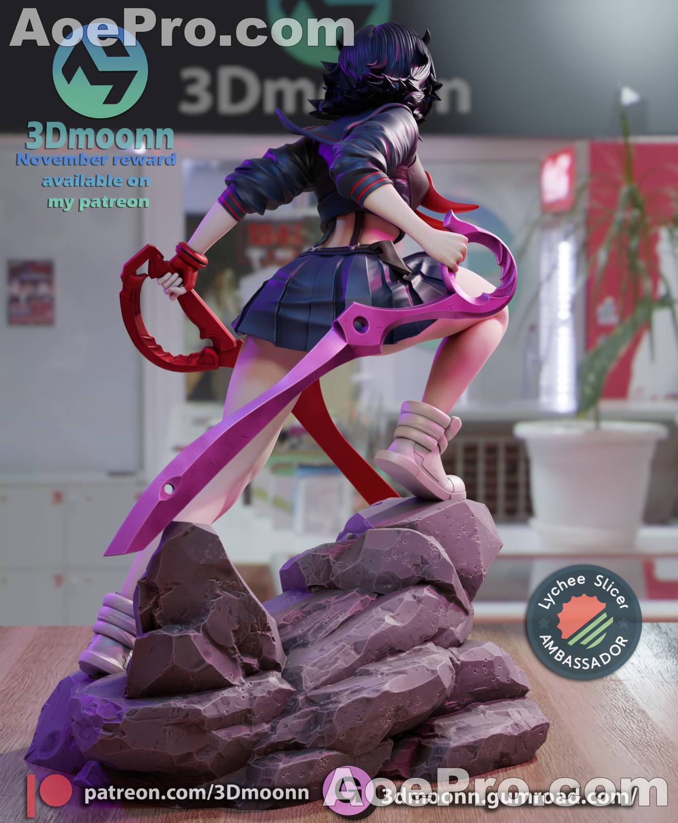 图片[5]|3Dmoonn Ryuko_Matoi – 3D Print Model Figure - NXlfB1|NXlfB1