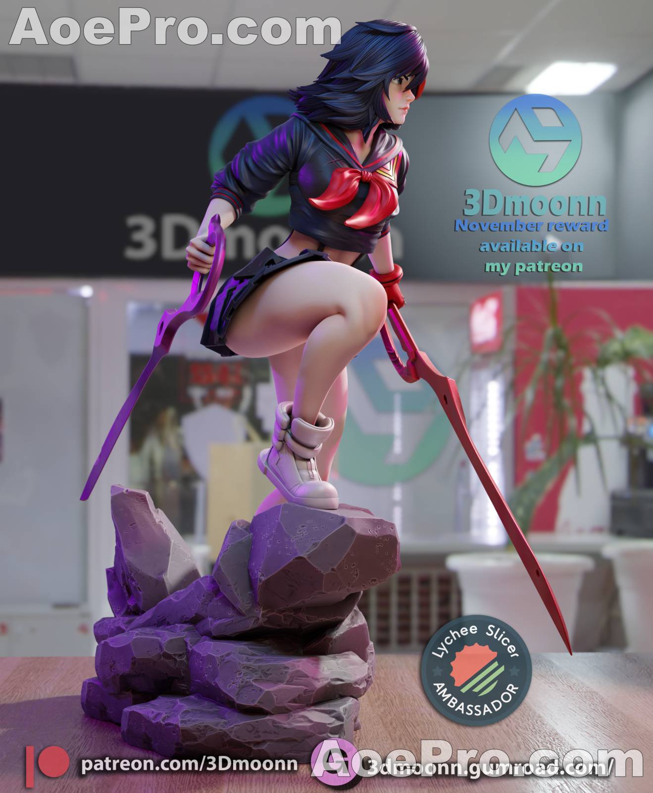 图片[6]|3Dmoonn Ryuko_Matoi – 3D Print Model Figure - NXlfB1|NXlfB1