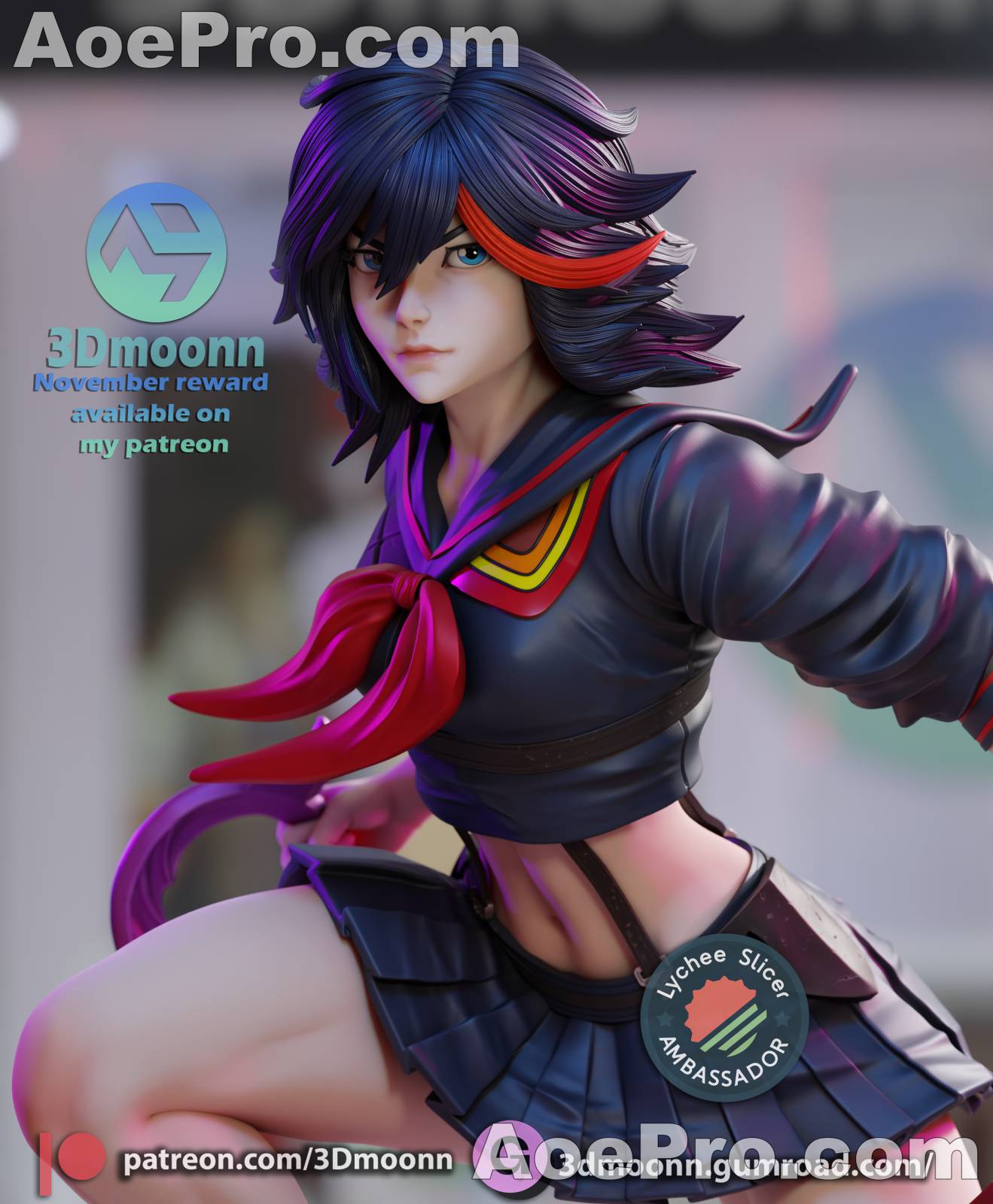 图片[7]|3Dmoonn Ryuko_Matoi – 3D Print Model Figure - NXlfB1|NXlfB1