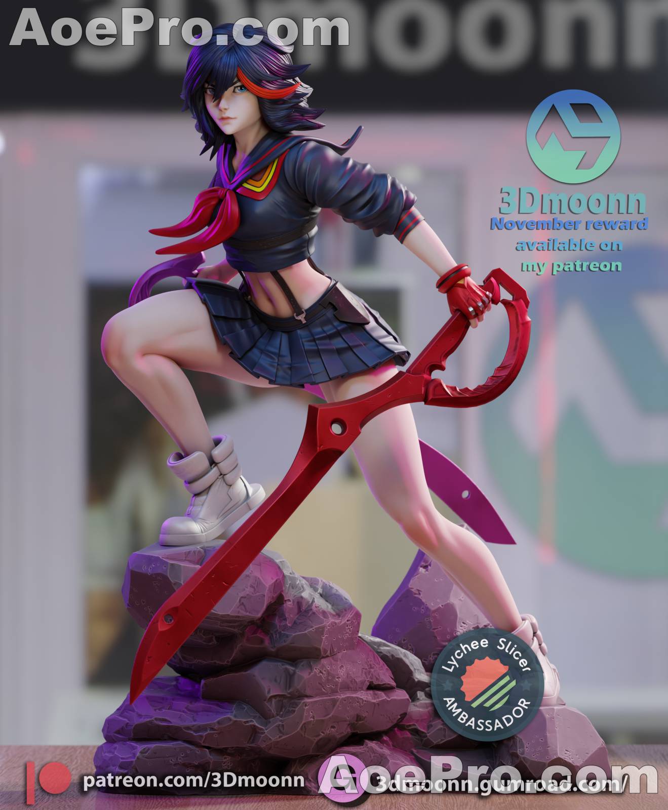 图片[8]|3Dmoonn Ryuko_Matoi – 3D Print Model Figure - NXlfB1|NXlfB1