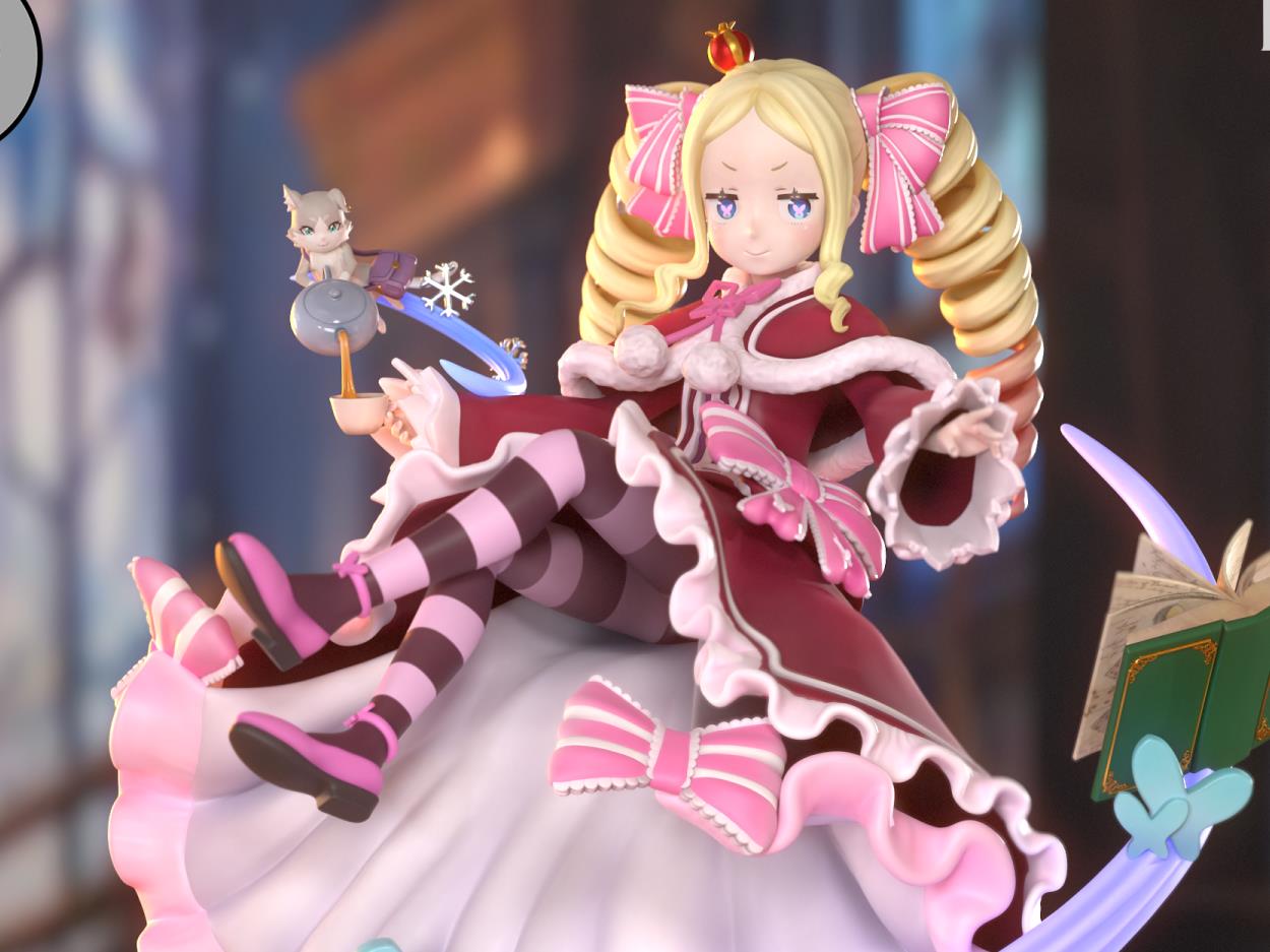 Beatrice - Re Zero - 3D Print Model - NXlfB1|NXlfB1