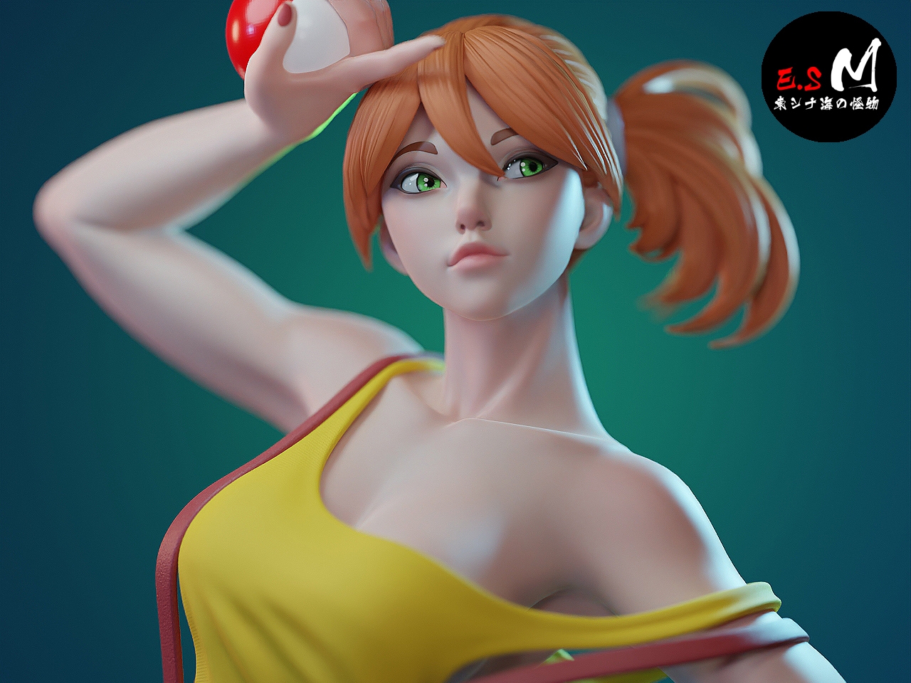 E.S Monster FAN_Misty – 3D Print Model Figure - NXlfB1|NXlfB1