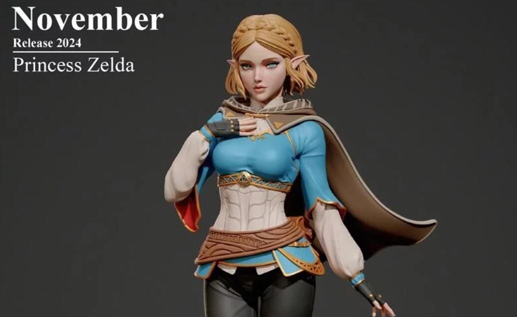 Abe3D_Princess_Zelda – 3D Print Model Figure - NXlfB1|NXlfB1