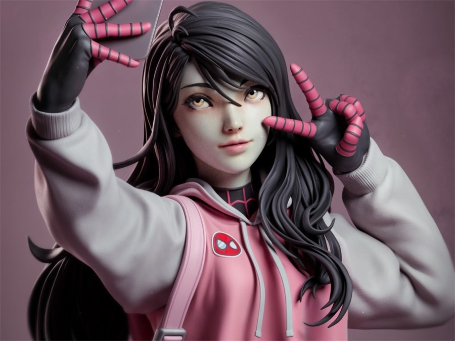 Ca 3d Studios - Spidergirl – 3D Print Model Figure - NXlfB1|NXlfB1