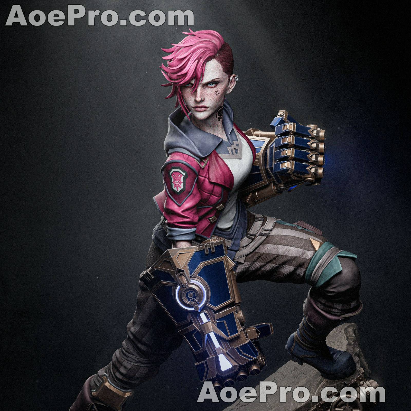 图片[2]|Ca 3d Studios - Arcane League of Legends - Jinx and Vi – 3D Print Model Figure - NXlfB1|NXlfB1