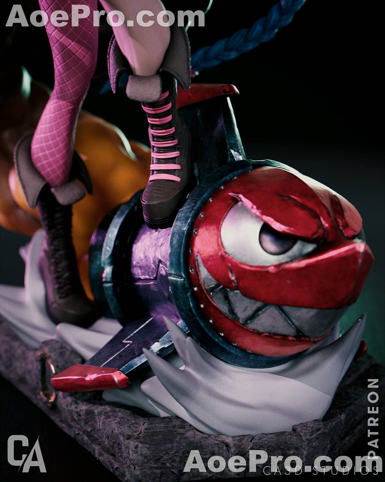 图片[7]|Ca 3d Studios - Arcane League of Legends - Jinx and Vi – 3D Print Model Figure - NXlfB1|NXlfB1