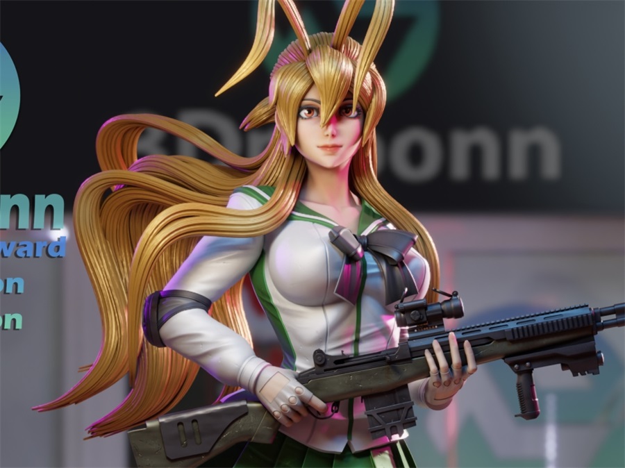 3Dmoonn - Rei Miyamoto – 3D Print Model Figure - NXlfB1|NXlfB1