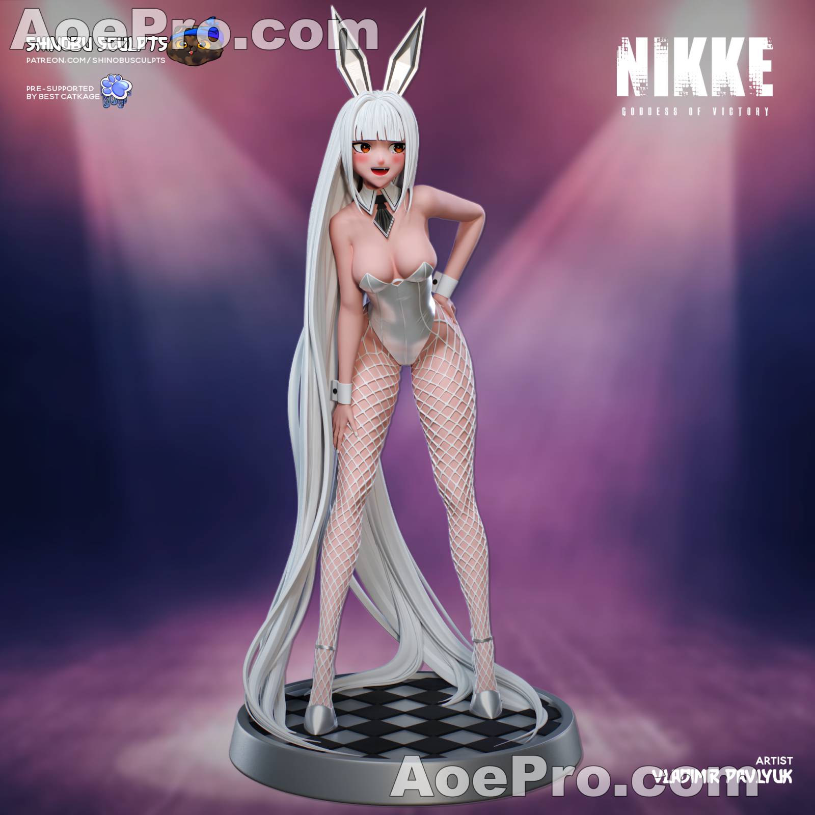 图片[1]|Blanc - Nikke - Shinobu Sculpt – 3D Print Model Figure - NXlfB1|NXlfB1