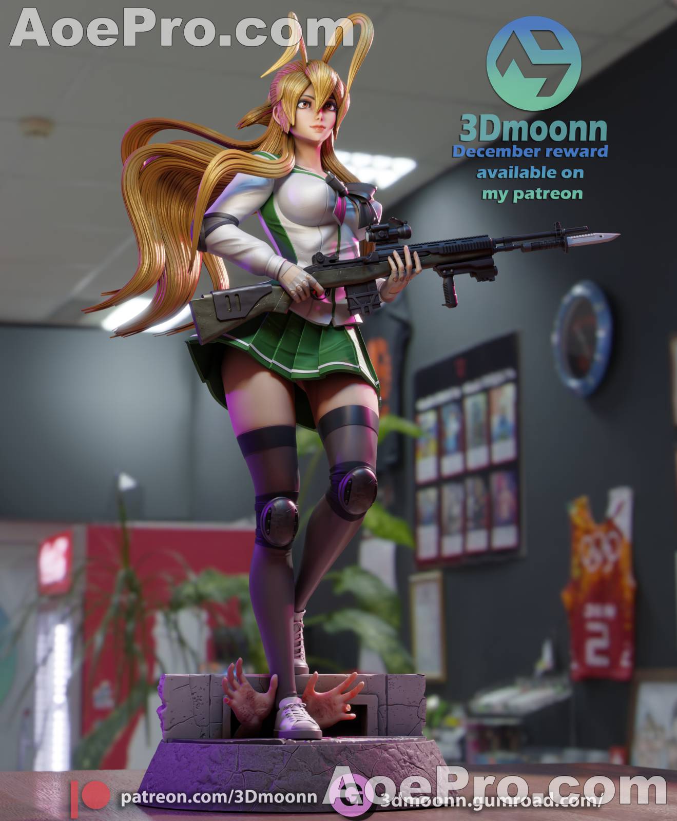 图片[2]|3Dmoonn - Rei Miyamoto – 3D Print Model Figure - NXlfB1|NXlfB1