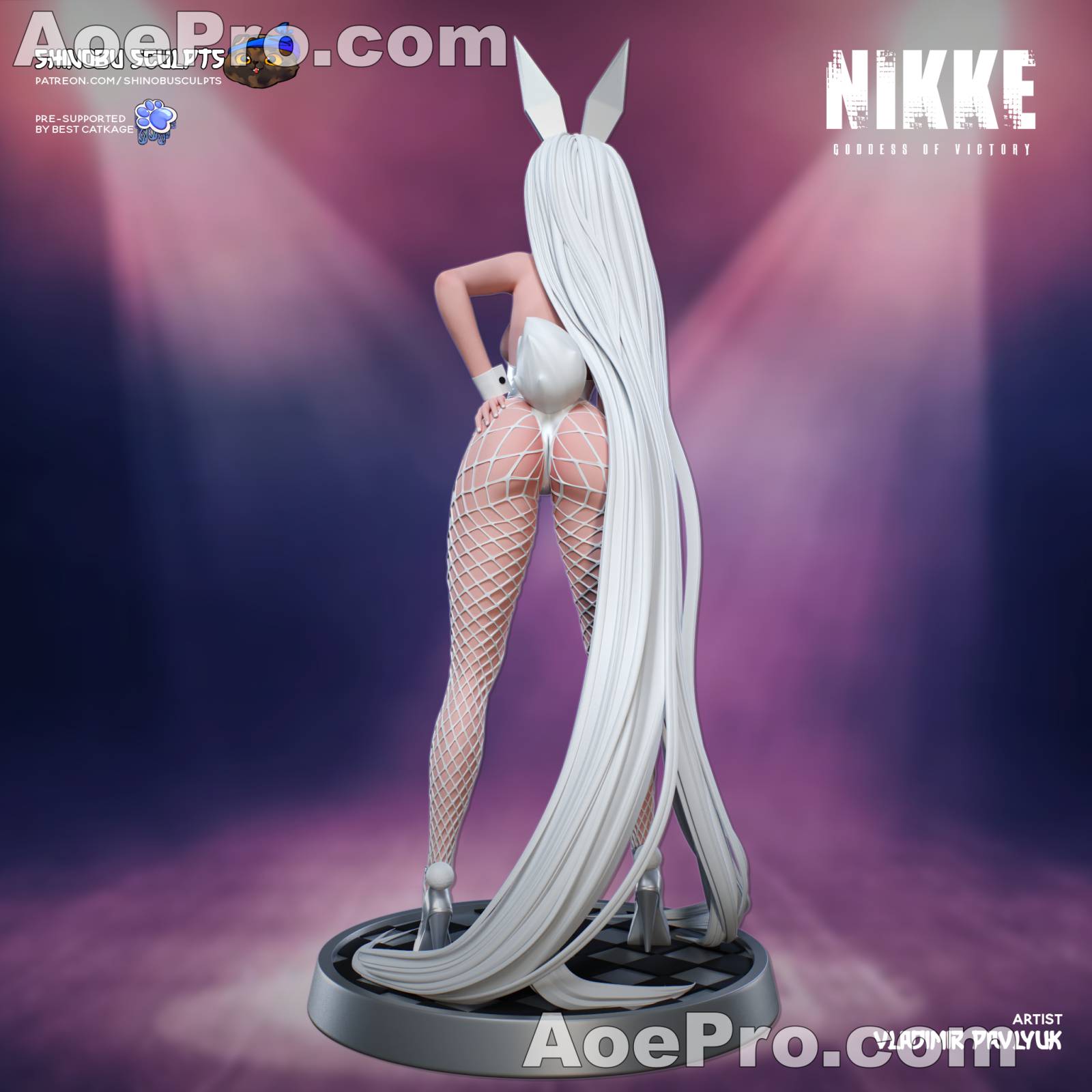 图片[2]|Blanc - Nikke - Shinobu Sculpt – 3D Print Model Figure - NXlfB1|NXlfB1