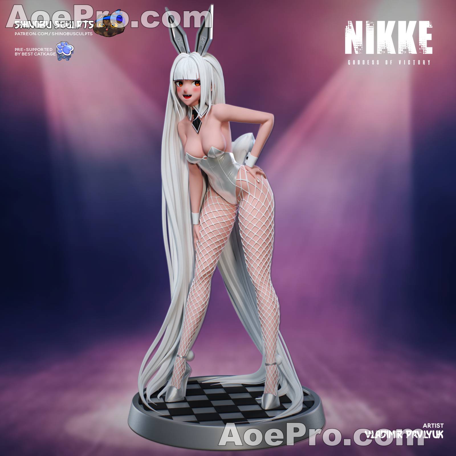 图片[3]|Blanc - Nikke - Shinobu Sculpt – 3D Print Model Figure - NXlfB1|NXlfB1