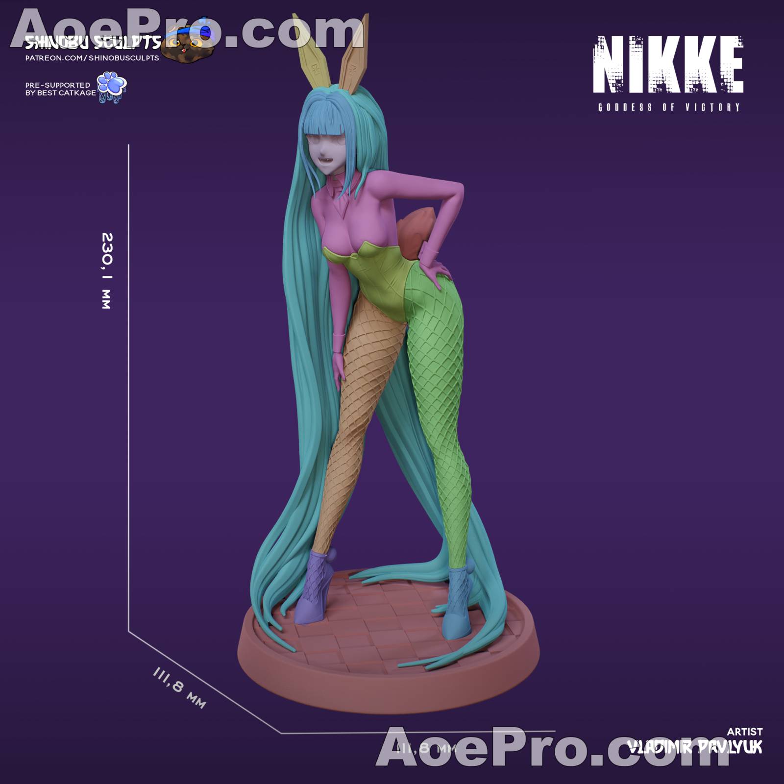 图片[4]|Blanc - Nikke - Shinobu Sculpt – 3D Print Model Figure - NXlfB1|NXlfB1