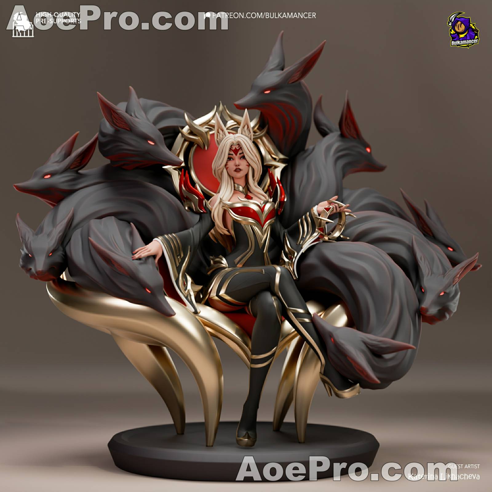 图片[2]|Bulkamancer Sculpts - Ahri - League of Legends – 3D Print Model Figure - NXlfB1|NXlfB1