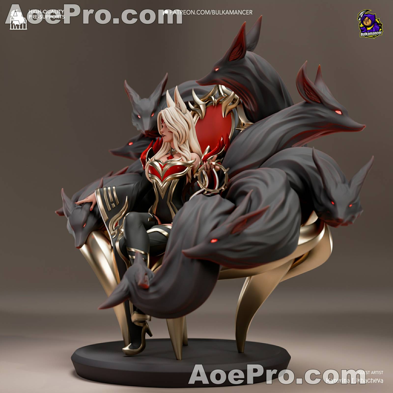 图片[3]|Bulkamancer Sculpts - Ahri - League of Legends – 3D Print Model Figure - NXlfB1|NXlfB1