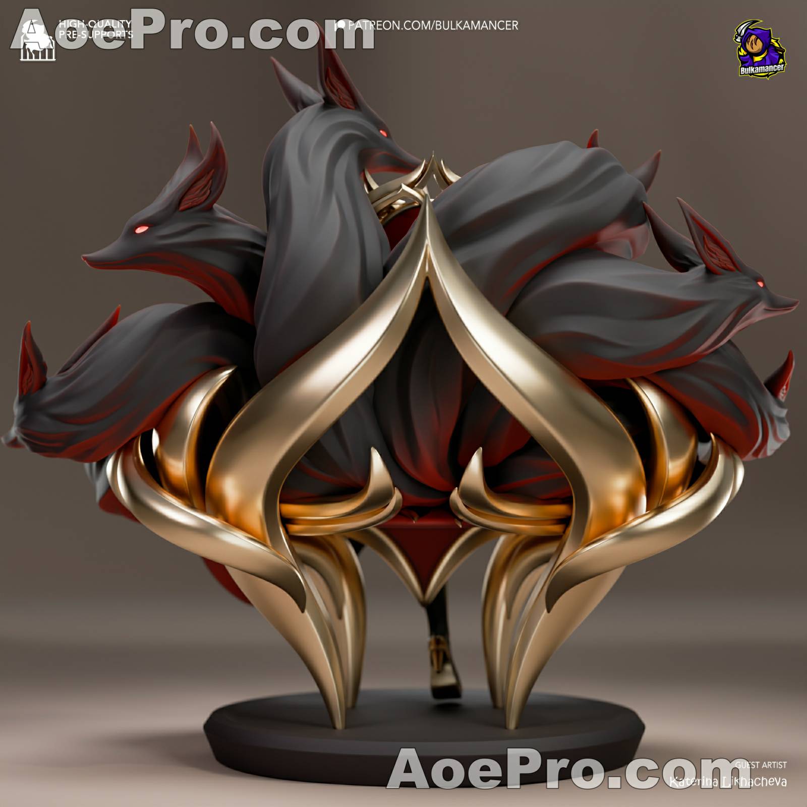 图片[4]|Bulkamancer Sculpts - Ahri - League of Legends – 3D Print Model Figure - NXlfB1|NXlfB1