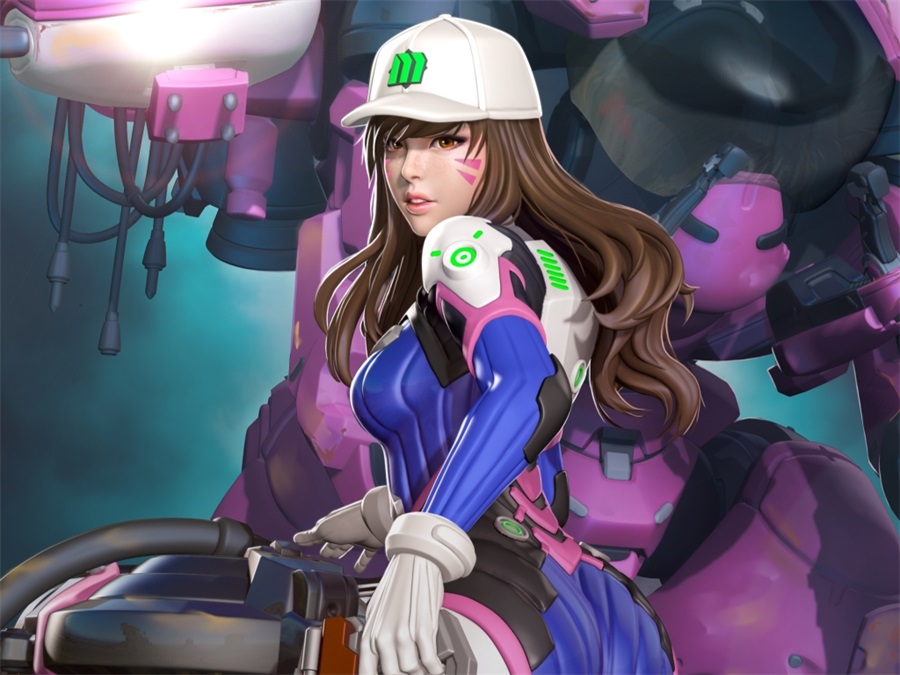 Dva from Overwatch – 3D Print Model Figure - NXlfB1|NXlfB1