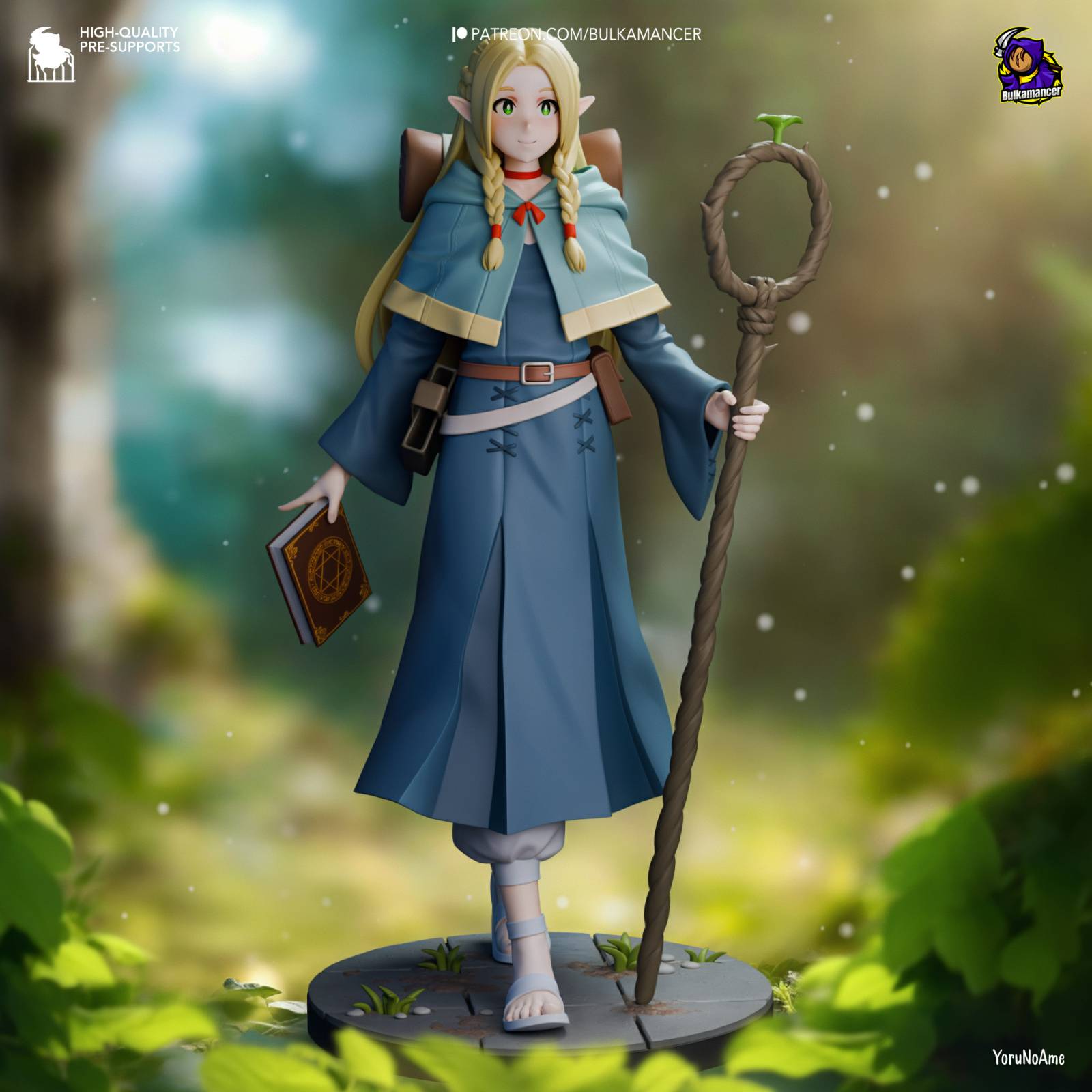 图片[1]|Bulkamancer Sculpts - Marcille - Delicious in Dungeon – 3D Print Model Figure - NXlfB1|NXlfB1