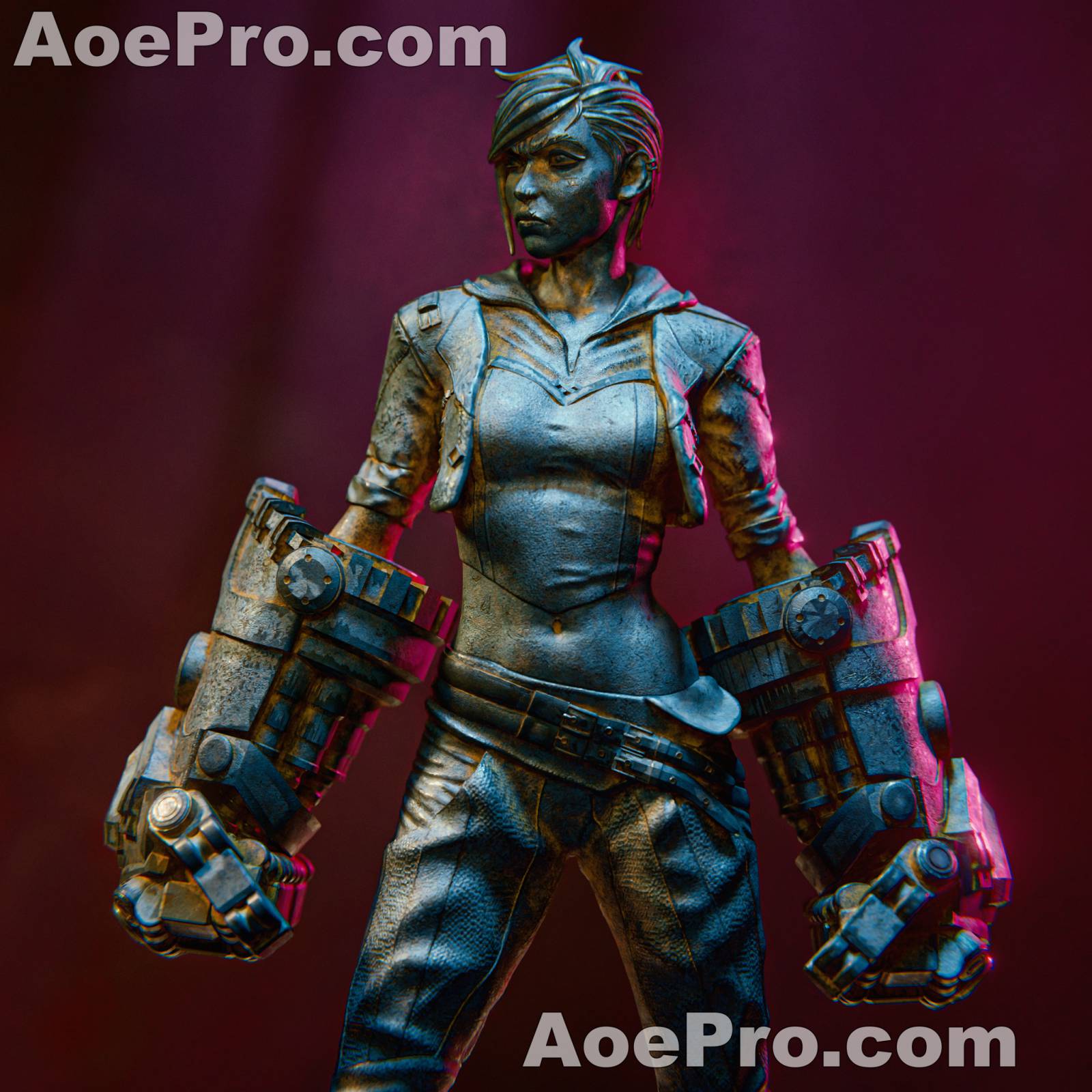 图片[17]|Ca 3d Studios - Arcane League of Legends - Jinx and Vi – 3D Print Model Figure - NXlfB1|NXlfB1