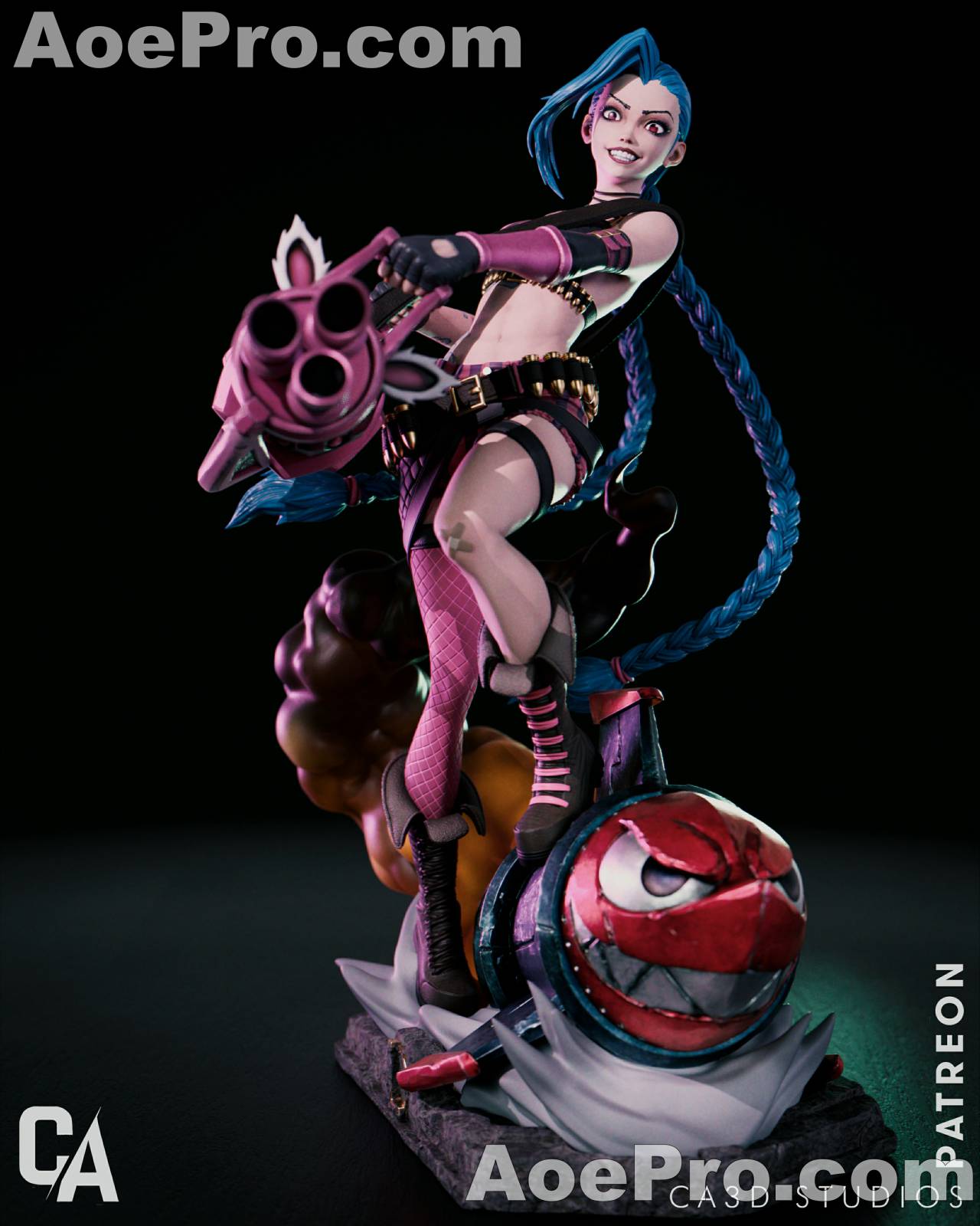 图片[8]|Ca 3d Studios - Arcane League of Legends - Jinx and Vi – 3D Print Model Figure - NXlfB1|NXlfB1