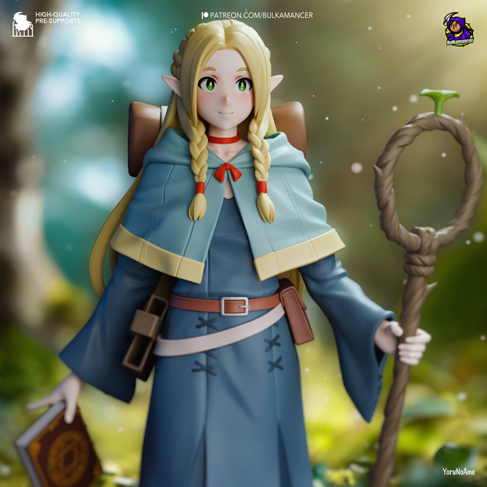 图片[2]|Bulkamancer Sculpts - Marcille - Delicious in Dungeon – 3D Print Model Figure - NXlfB1|NXlfB1