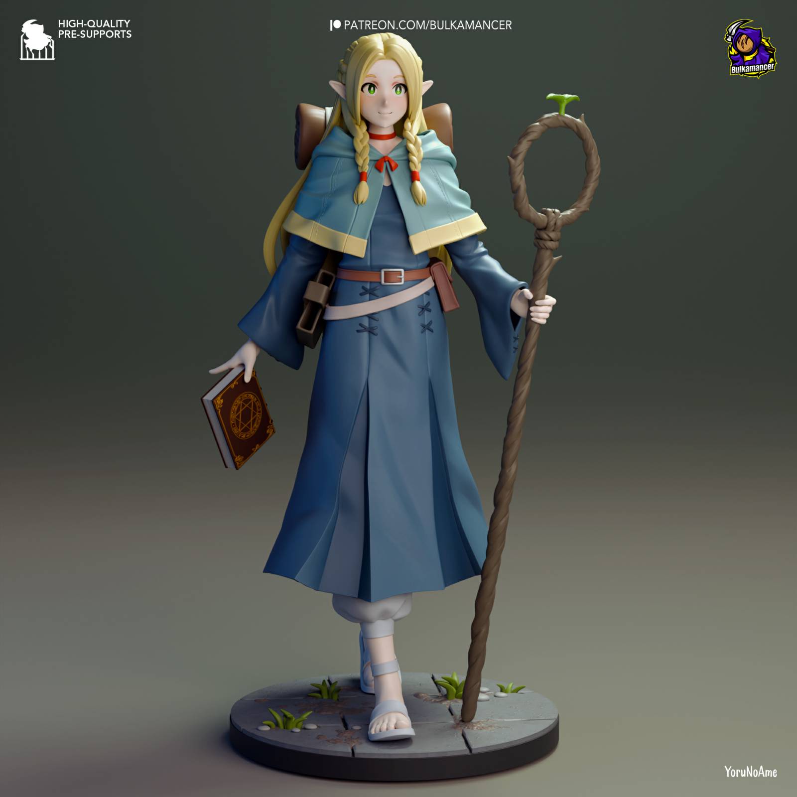 图片[4]|Bulkamancer Sculpts - Marcille - Delicious in Dungeon – 3D Print Model Figure - NXlfB1|NXlfB1