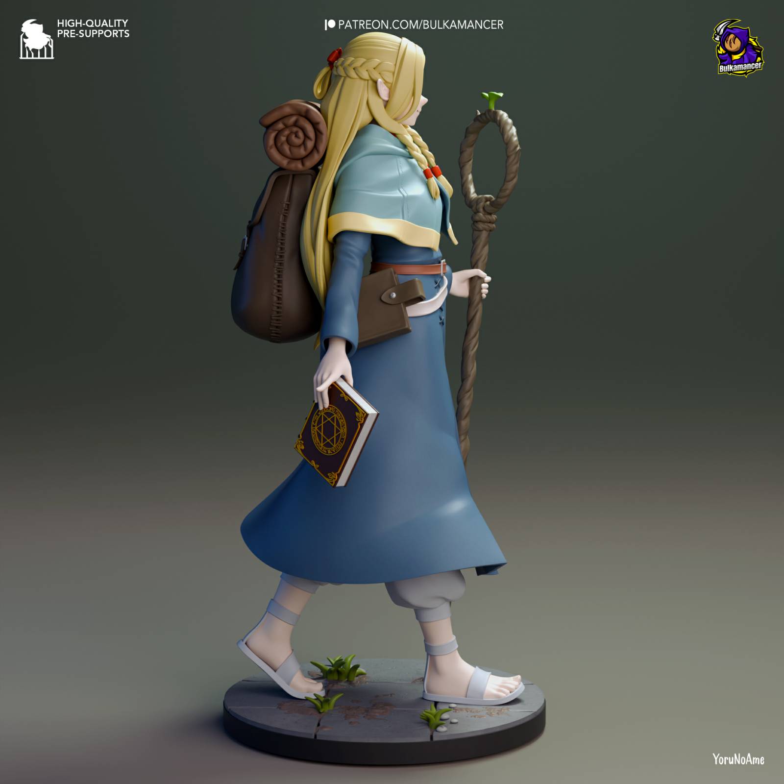 图片[6]|Bulkamancer Sculpts - Marcille - Delicious in Dungeon – 3D Print Model Figure - NXlfB1|NXlfB1