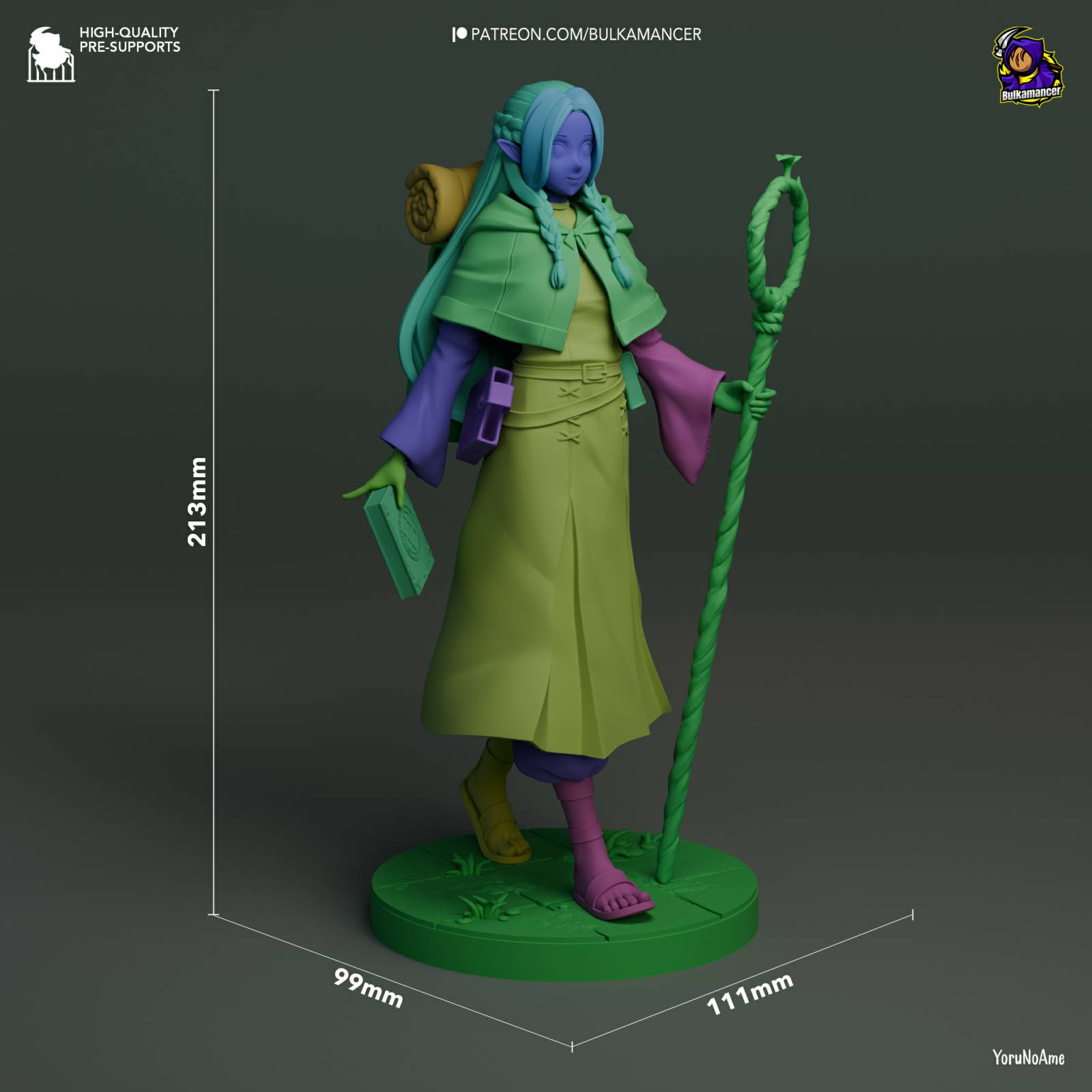 图片[7]|Bulkamancer Sculpts - Marcille - Delicious in Dungeon – 3D Print Model Figure - NXlfB1|NXlfB1