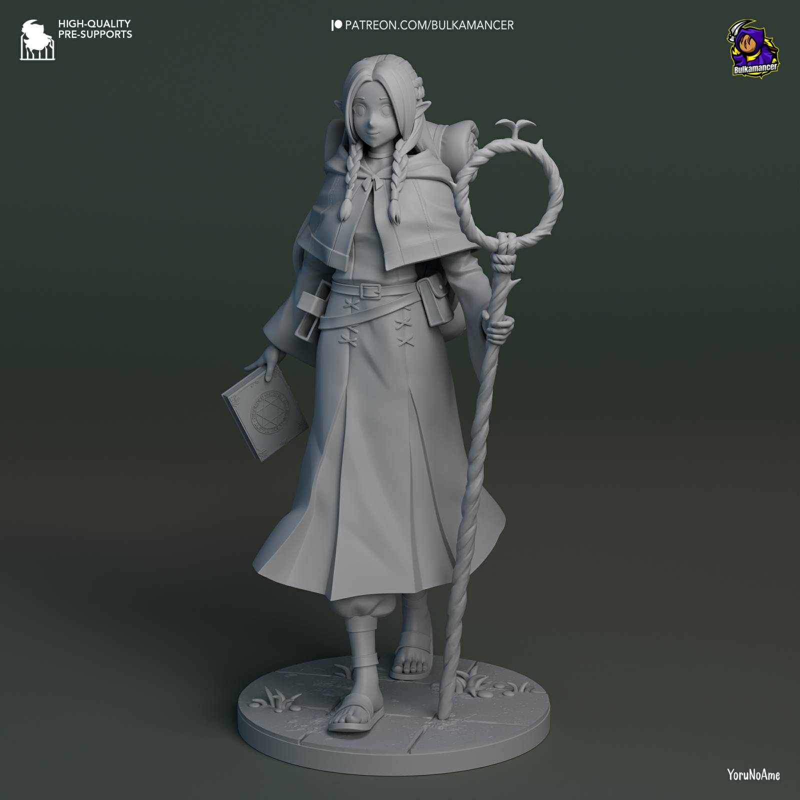 图片[9]|Bulkamancer Sculpts - Marcille - Delicious in Dungeon – 3D Print Model Figure - NXlfB1|NXlfB1