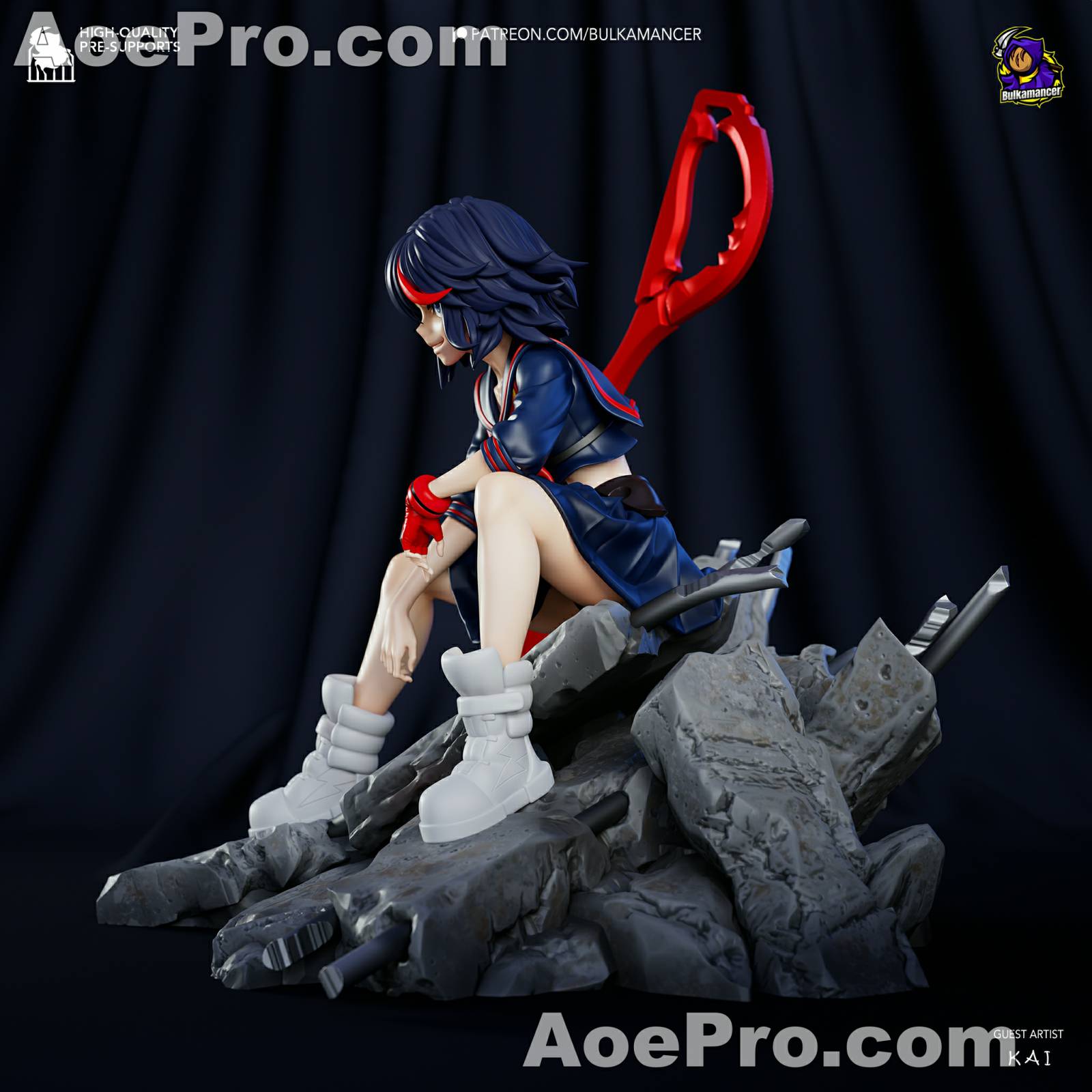 图片[3]|Bulkamancer Sculpts Matoi Ryuko – 3D Print Model Figure - NXlfB1|NXlfB1