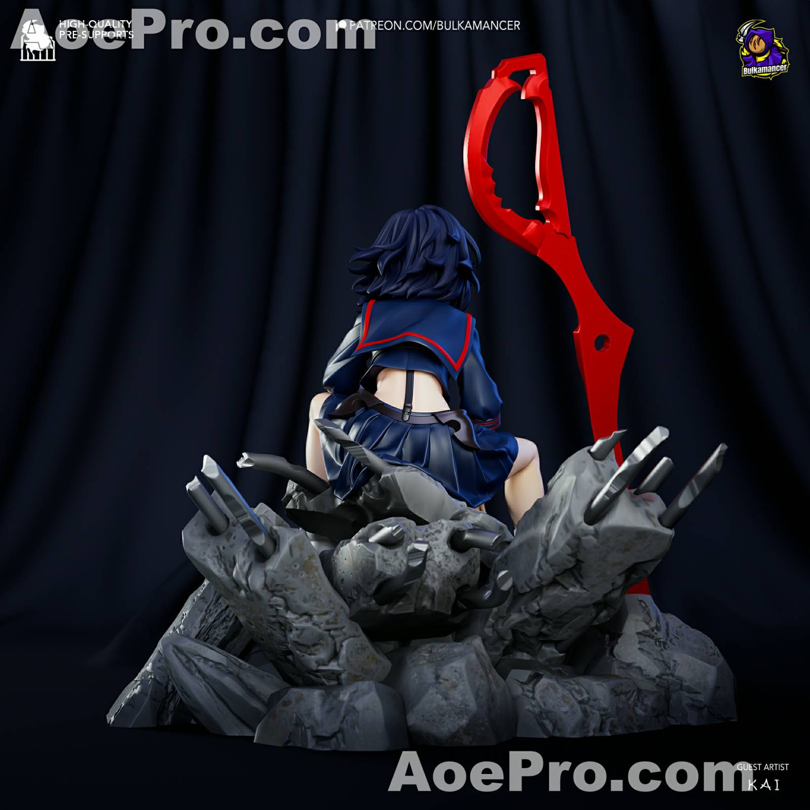 图片[4]|Bulkamancer Sculpts Matoi Ryuko – 3D Print Model Figure - NXlfB1|NXlfB1