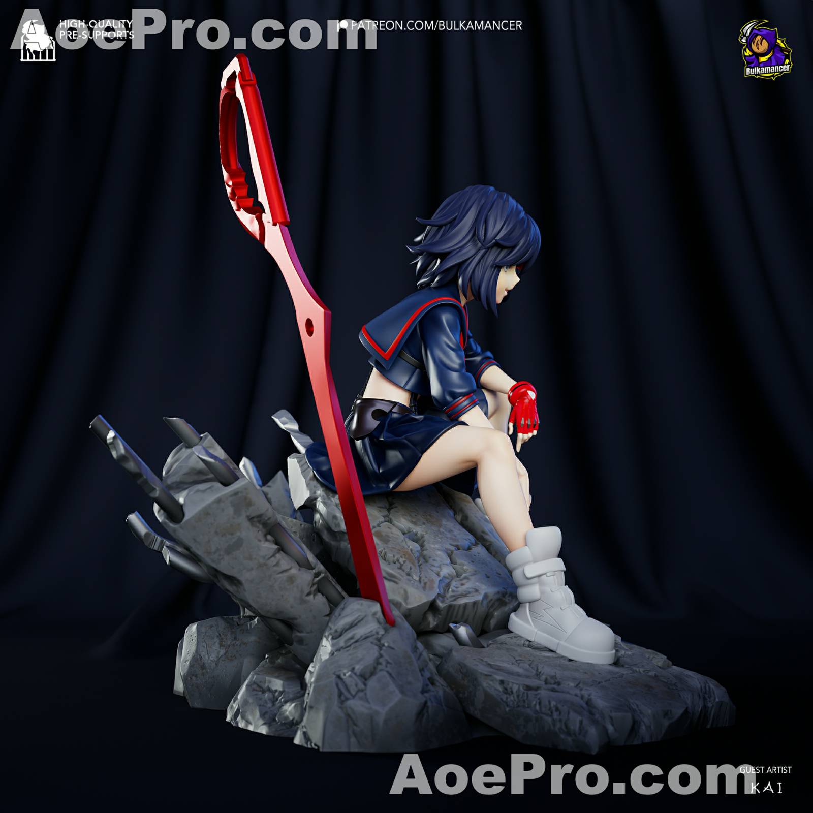 图片[5]|Bulkamancer Sculpts Matoi Ryuko – 3D Print Model Figure - NXlfB1|NXlfB1