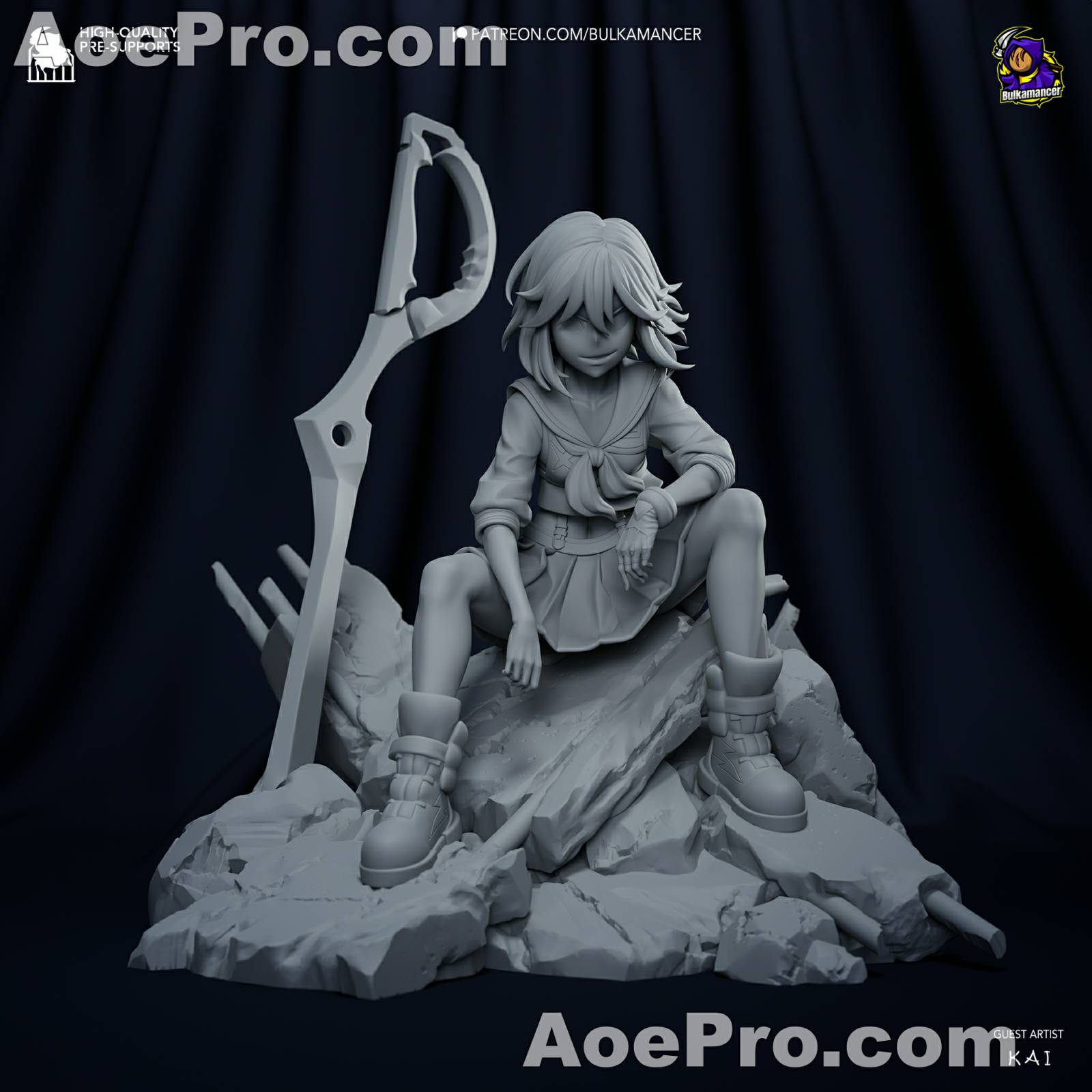 图片[8]|Bulkamancer Sculpts Matoi Ryuko – 3D Print Model Figure - NXlfB1|NXlfB1