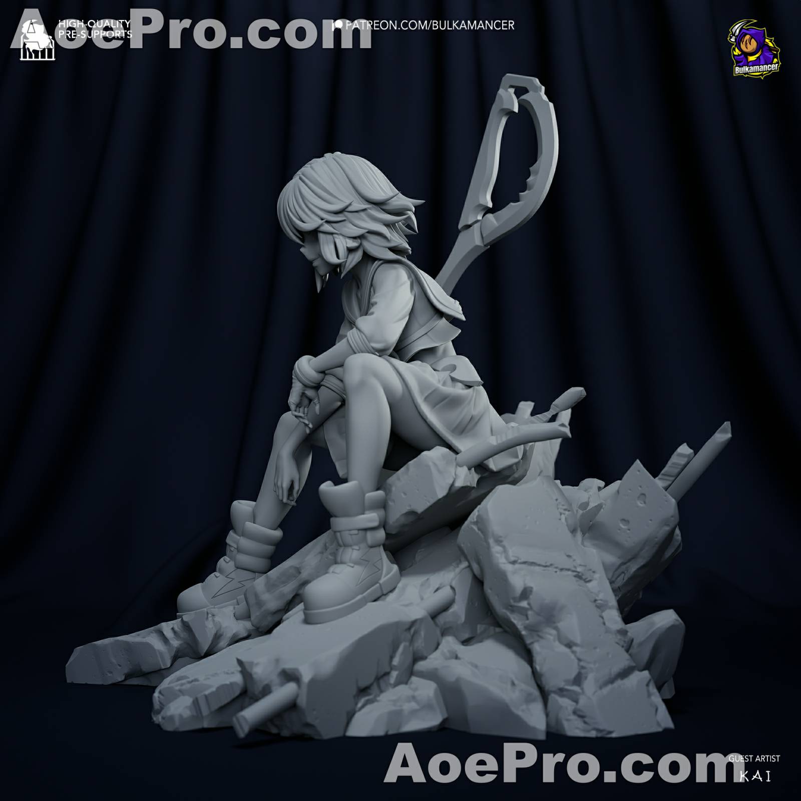 图片[9]|Bulkamancer Sculpts Matoi Ryuko – 3D Print Model Figure - NXlfB1|NXlfB1